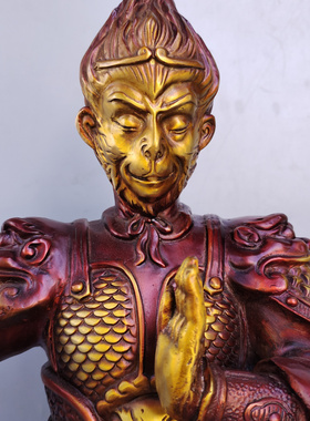 黄铜中式斗战胜佛大圣孙悟空摆件