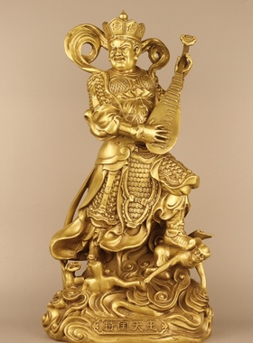 铜四大金刚天王神像大号摆件家居