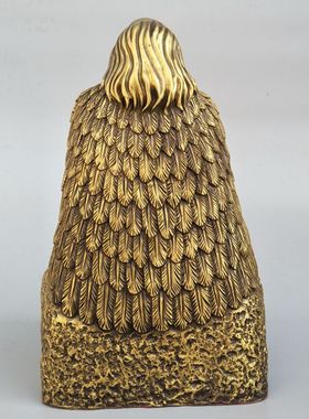 先天八卦祖师爷伏羲大号黄铜客厅