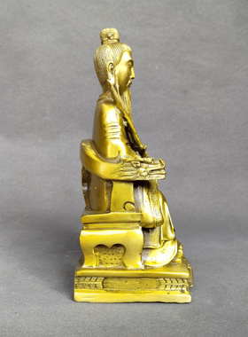 铜张三丰张真人铜像坐像摆件家居