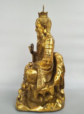 太上老君铜像摆件三清祖师爷家居