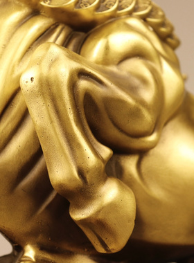 黄铜招财金钱牛聚财生肖垦荒牛