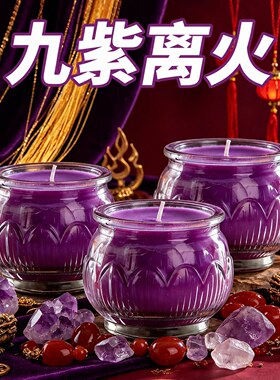 九紫离火供佛无烟长明酥油灯