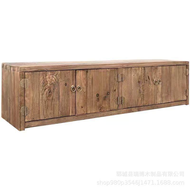榆木UYW电视柜现代中式客厅矮老柜墅复古术地柜轻奢三组别合艺套,淘宝优惠券,粉丝福利购,淘宝优惠卷