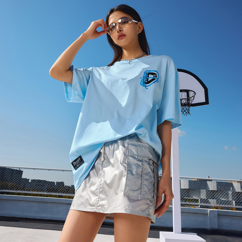 维动心动短袖男篮球运动针织美式圆领T恤衫棉宽松休闲半袖夏季V,淘宝优惠券,粉丝福利购,淘宝优惠卷