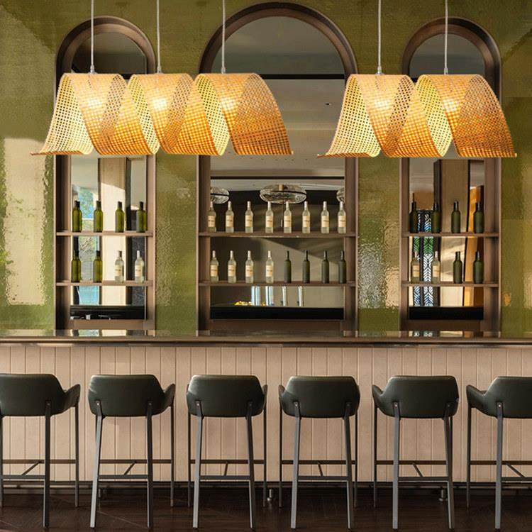 新中式餐899厅吧灯复宿古民酒店包台厢灯创意个性艺术吊竹编藤编,淘宝优惠券,粉丝福利购,淘宝优惠卷