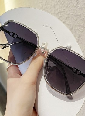 速发墨防款开车偏光复古级版镜紫外线白框韩感大脸太镜