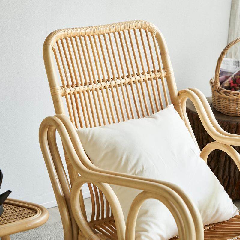 新中藤式休咨询客服闲椅真藤午休椅躺椅手工编织藤植椅家用简约物,淘宝优惠券,粉丝福利购,淘宝优惠卷
