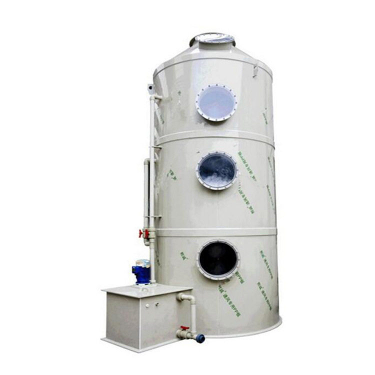 Water spray tower exhaust gas purification tower exhaust gas treatment equipment industrial air purifier acid mist absorption tower purification