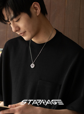 星宇纪男生项链潮流百搭钛钢项链