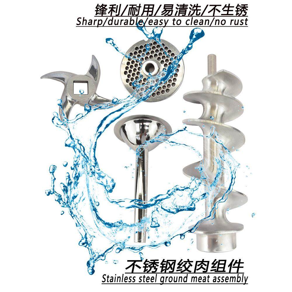 12/22/32/42/52型不锈钢商用直驱工程绞肉机绞馅冻肉鲜肉蔬菜灌肠,淘宝优惠券,粉丝福利购,淘宝优惠卷