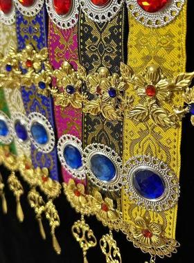 神像仙道家佛像披风披肩佛衣黑老太观音娘娘四大家族霞帔斗篷摆件