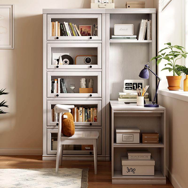 折叠书转角架书柜书一体实木书家用儿童学习桌小户型无品牌/房桌,淘宝优惠券,粉丝福利购,淘宝优惠卷