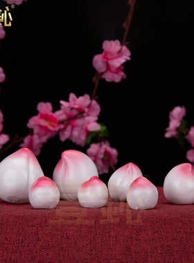 蟠桃法器树脂仙桃王母娘娘寿星黑妈妈泰山奶奶仙桃桃子神像小配件
