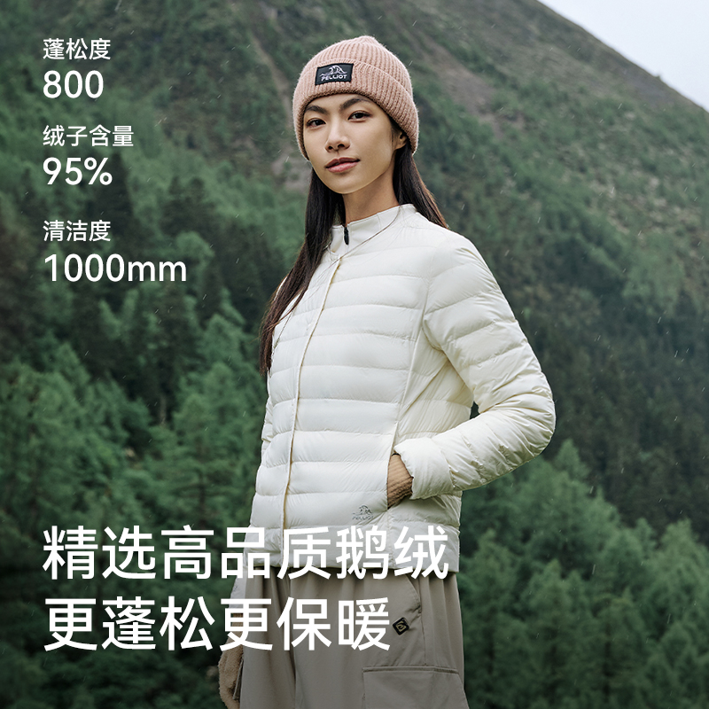 伯希和800蓬排骨羽绒服冬季男士款保暖轻薄鹅绒服登山冲锋衣内胆 - 图0