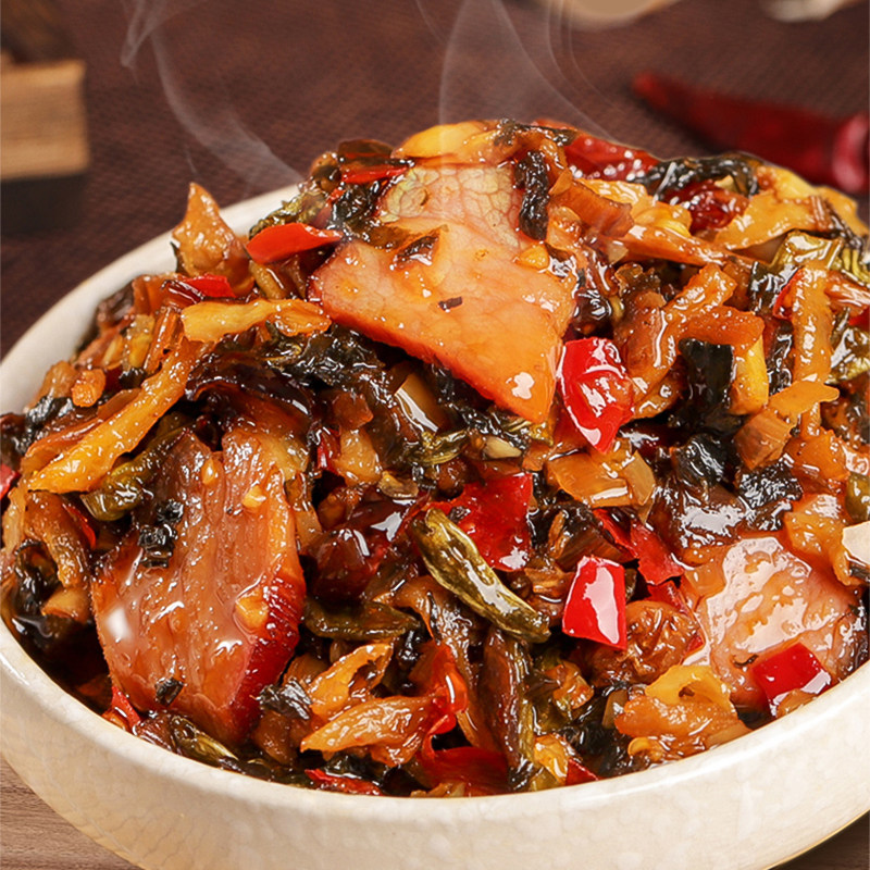 腊肉外婆菜下饭菜湖南特产正宗瘦肉咸菜开胃菜拌饭腌菜榨菜萝卜干,淘宝优惠券,粉丝福利购,淘宝优惠卷