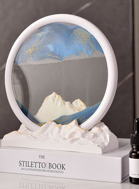 日照金山无火香薰流沙镜家用卧室桌面高级香氛摆件伴手礼送女生