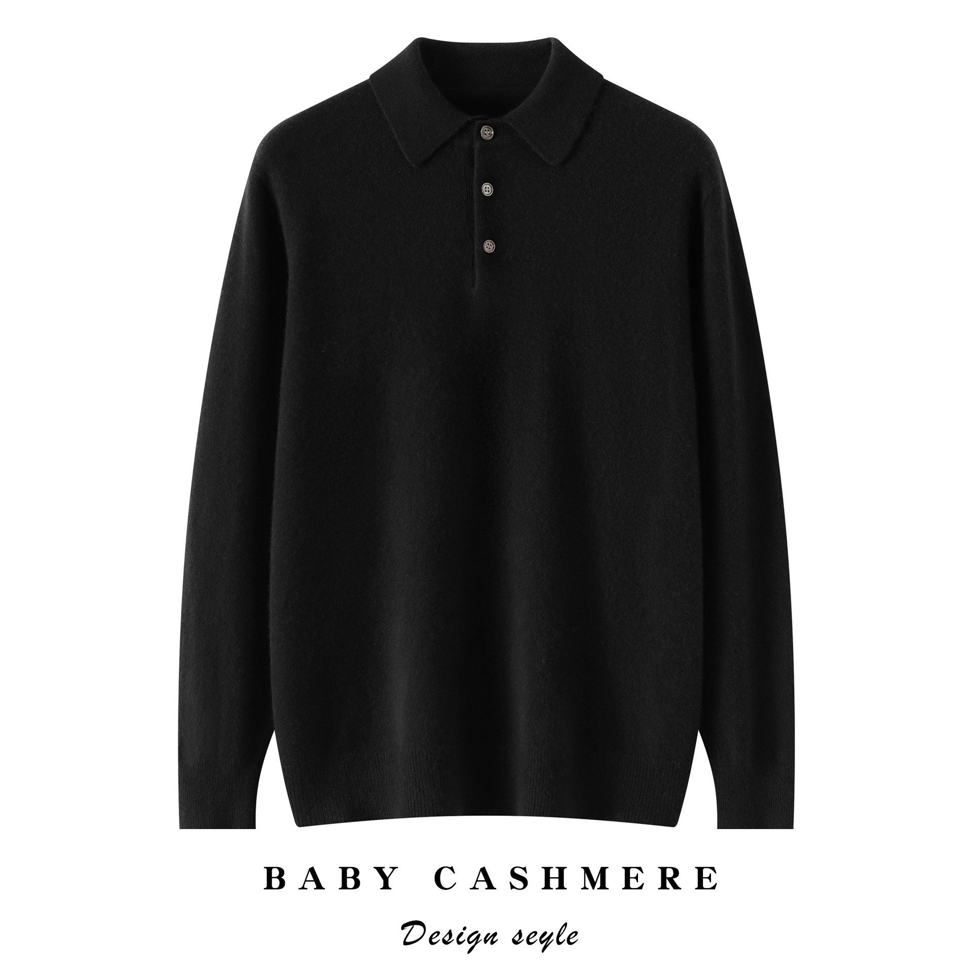 100%纯山羊绒衫男士POLO翻领商务休闲衬衣宽松保暖针织毛衣打底衫,淘宝优惠券,粉丝福利购,淘宝优惠卷