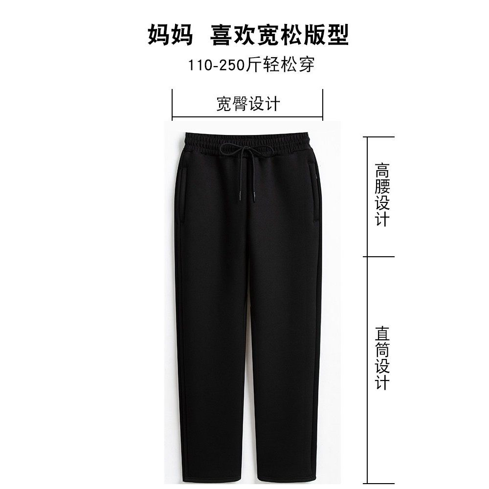 妈妈棉裤女冬季外穿加绒加厚2025新款大码中老年人保暖羊羔绒裤子,淘宝优惠券,粉丝福利购,淘宝优惠卷