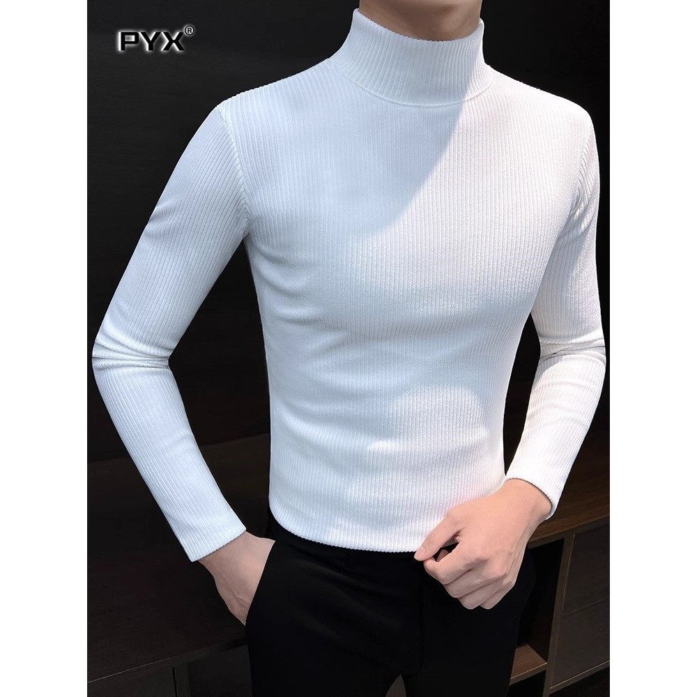 高底半高领针织衫男士秋冬底衫2025新款修身保暖针织衫男士上衣,淘宝优惠券,粉丝福利购,淘宝优惠卷