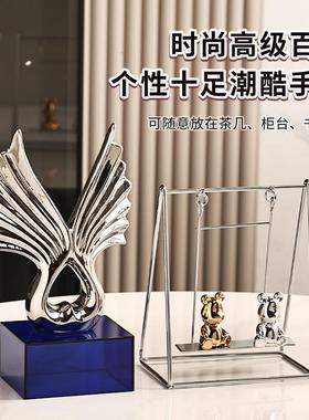 办公室工位桌面装饰治愈系解压荡秋千小摆件客厅房间创意家居饰品