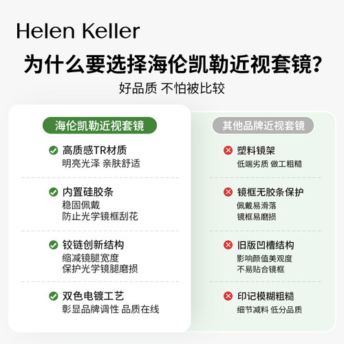 海伦凯勒折叠墨镜女近视眼镜专用可套近视镜男士偏光防晒太阳眼镜 - 图3