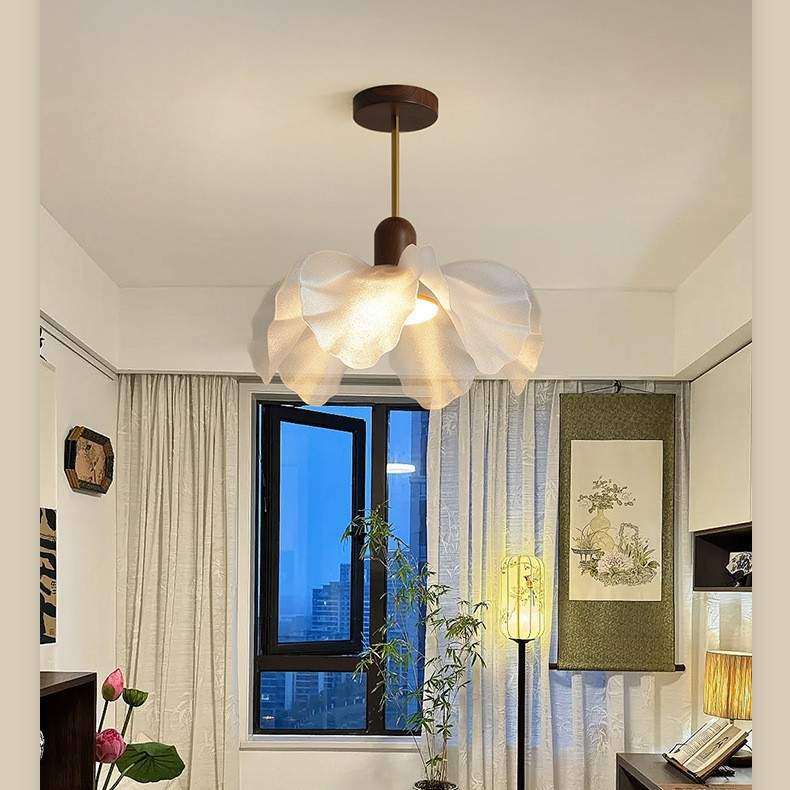 法式中古风花朵吊灯复古设计高级感客厅餐厅书房卧室花瓣房间灯,淘宝优惠券,粉丝福利购,淘宝优惠卷