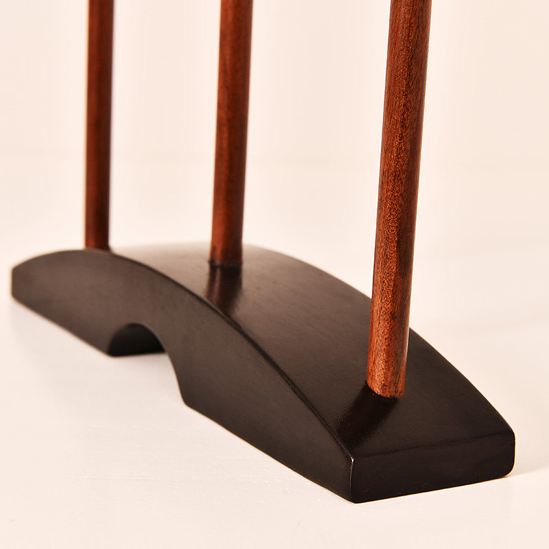 毛笔架桥头笔挂挂毛笔的笔架展示新中式实木笔托书法专用摆件高端笔座置物创意收纳黑檀木晾笔支架画笔架子,淘宝优惠券,粉丝福利购,淘宝优惠卷