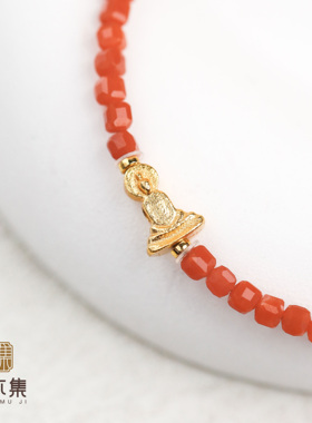 2026年新款南红手串小米珠单圈