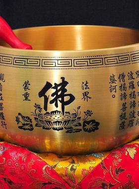 日式罄佛音钵盂佛音碗修行钵颂钵法器供奉佛具用品