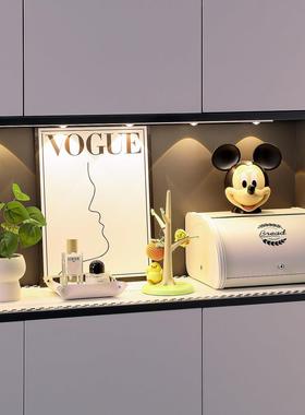 高级感小黄鸭入户进门钥匙收纳玄关摆件创意置物架客厅家居装饰品