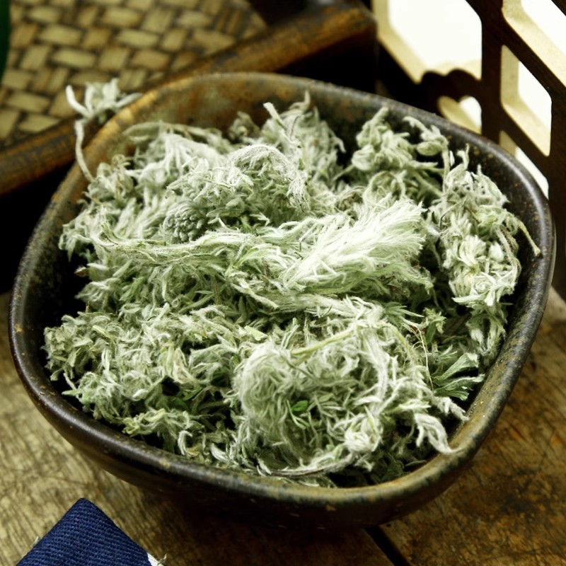 茵陈中药材新鲜干货500g三月棉嫩茵陈棉因陈养肝茶泡水喝功效作用