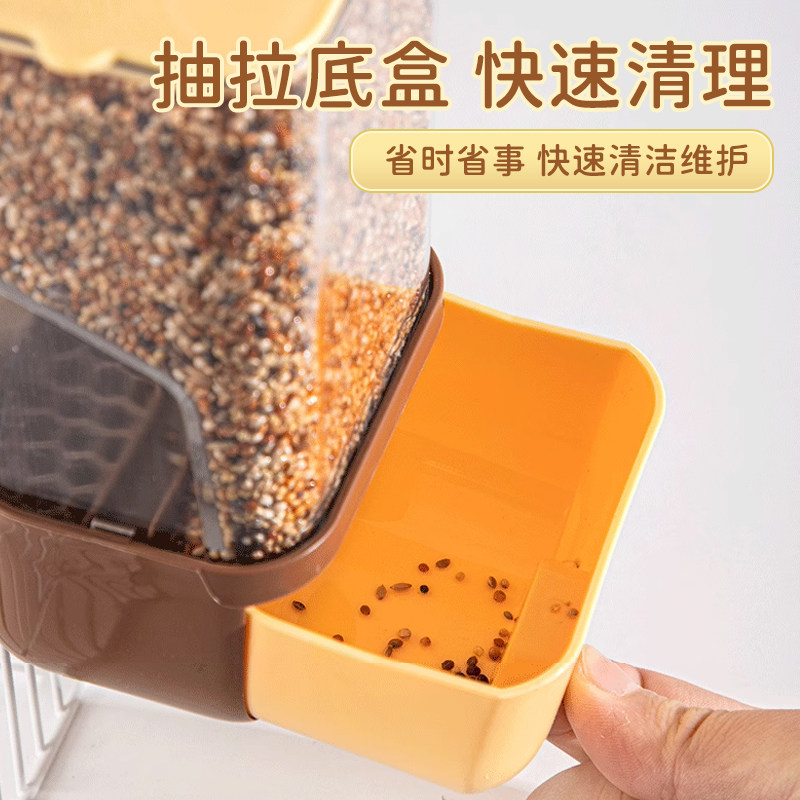 鹦鹉自动喂食器下料器虎皮玄凤谷壳分离喂食盒防撒防溅免吹壳食碗,淘宝优惠券,粉丝福利购,淘宝优惠卷