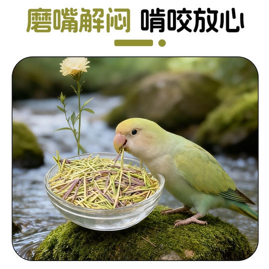 Parrot snacks, fruit and vegetable crisp sticks, tiger skin peony monk little sun training reward bird food feed chewing sticks