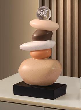 时来运转摆件高级感小众办公室桌面轻奢高档玄关酒柜电视柜装饰品