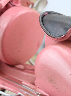 创意家居摆件铁艺摩托车模型 铁皮小绵羊工艺品咖啡厅橱窗装饰品