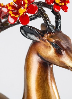 速发创意铜摆件客厅玄关公工室摆设办艺品送领导长辈节日礼品