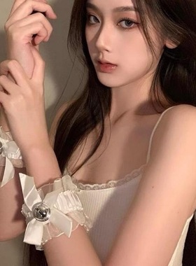 蕾丝铃铛脚环女脚链手环项圈性感