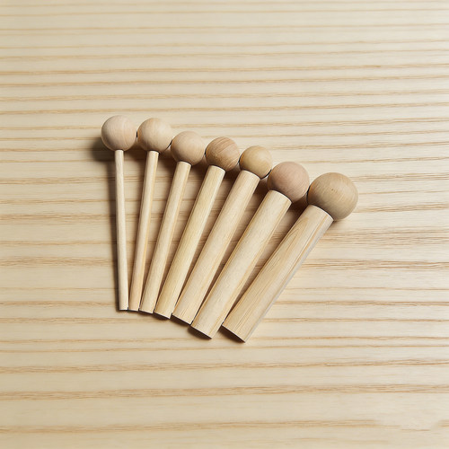 洞洞板实木配件大全木棍火柴棍通用圆孔木棒木质隔板层板挂钩木头 - 图2