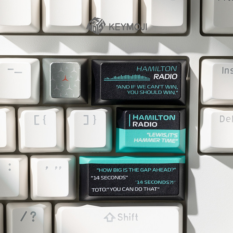 KEYMOJI汉密尔顿F1键帽车手主题个性单个赛车ESC机械键盘原创创意,淘宝优惠券,粉丝福利购,淘宝优惠卷