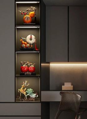 中式创意葫芦摆件玄关电视柜桌面酒柜装饰品客厅招财新居乔迁礼物