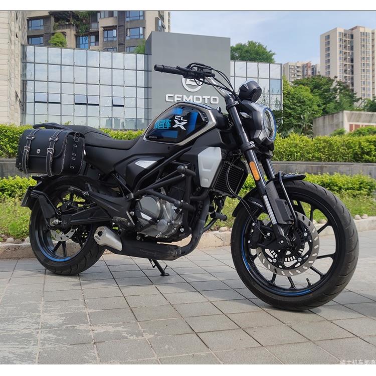 适用于 于机车春风250CLX保险杆后货架改装后扶手靠背防摔杠边包 - 图0