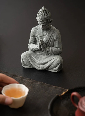 日本品质水族造景黑神话悟空斗战圣佛像摆件齐天大圣佛头盆景装饰