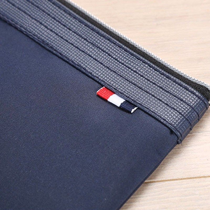 杰利7155文件袋帆布防水公文袋A5手提拉链袋定制新款手拿包票据包,淘宝优惠券,粉丝福利购,淘宝优惠卷