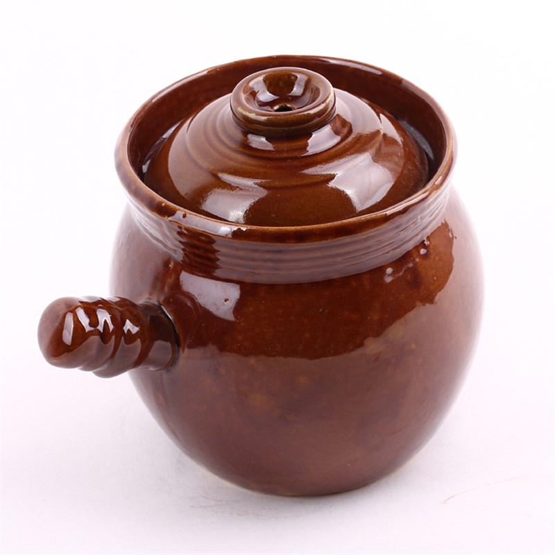 传统陶瓷立汤煲养生补身米线锅瓦罐砂锅煲熬汤炖肉菜罐带盖子 - 图0