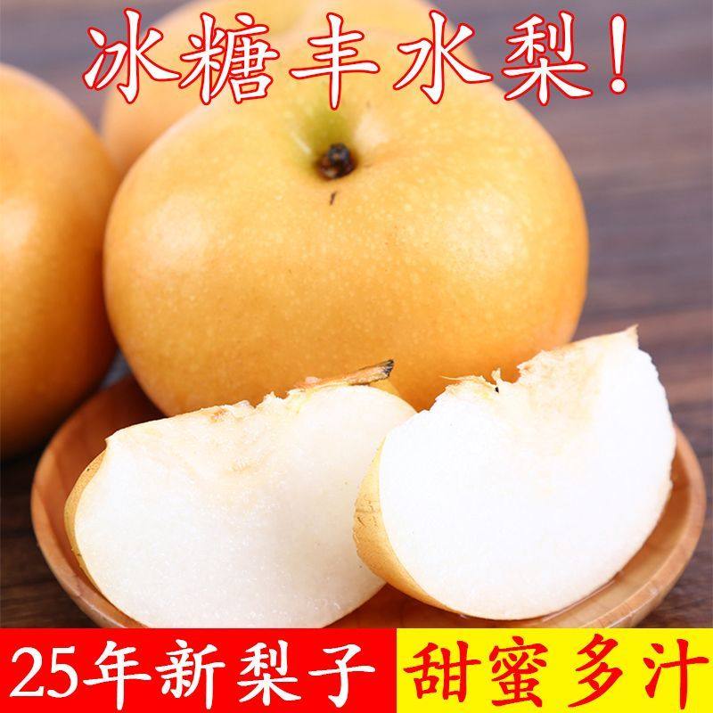 正宗新鲜冰糖丰水梨脆甜多汁9斤当季新鲜水果苹果梨子香梨黄金梨,淘宝优惠券,粉丝福利购,淘宝优惠卷