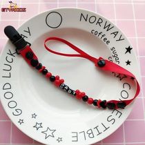 Beads Baby Pacifier Leash Clips Adjustable Dummy Chain Child