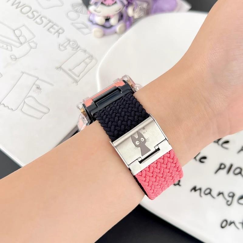 适用小天才儿童电话手表带挂脖套Z8/Z7/Z6a/Z9/Z5a/D2/D3磁吸表带 - 图0