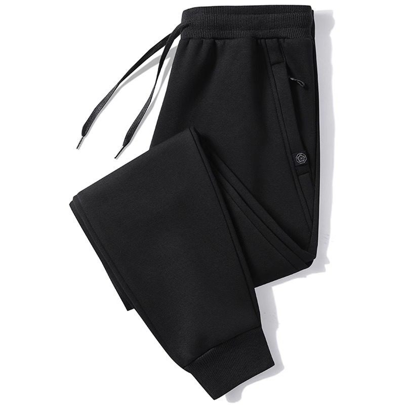 纯棉卫裤男士休闲裤2025春秋冬季新款束脚加绒加厚运动男裤子男款,淘宝优惠券,粉丝福利购,淘宝优惠卷