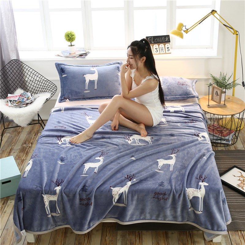 法兰绒珊瑚绒毛毯铺床毯子毛巾被沙发毯办公室午睡毯冬季加厚床单,淘宝优惠券,粉丝福利购,淘宝优惠卷